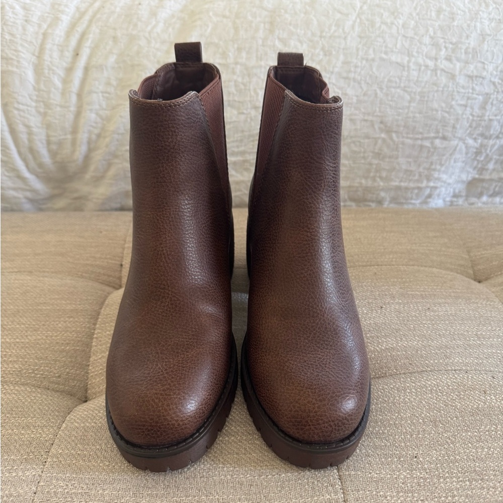 MIA Brown Ankle Chelsea Boots